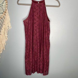 Love, Fire Burgundy Dress Size Small